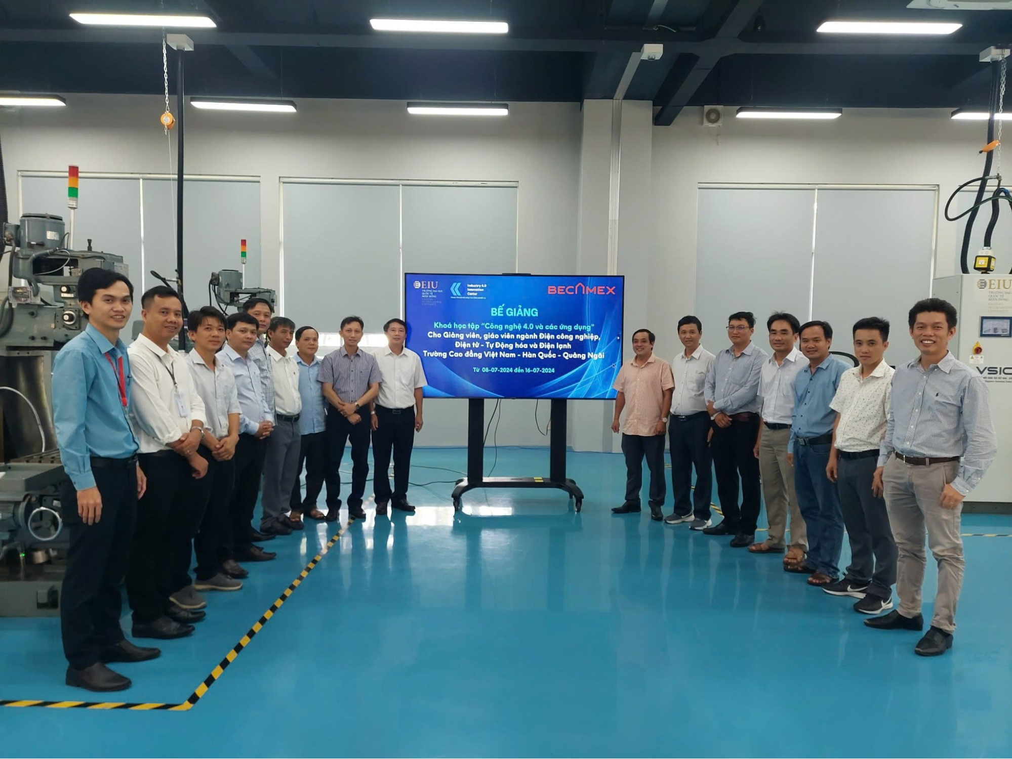  Lớp đào tạo cho giảng viên, giáo viên Trường Cao đẳng Việt Nam - Hàn Quốc - Quảng Ngãi