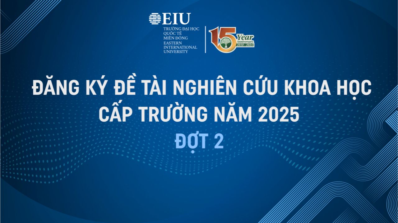 Đăng ký đề tài nghiên cứu khoa học cấp trường 2025 đợt 2