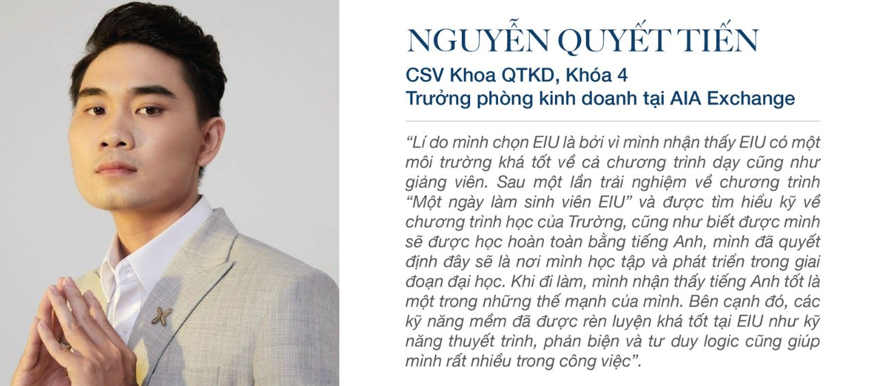 Nguyễn Quyết Tiến - Khoa QTKD - Khóa 4