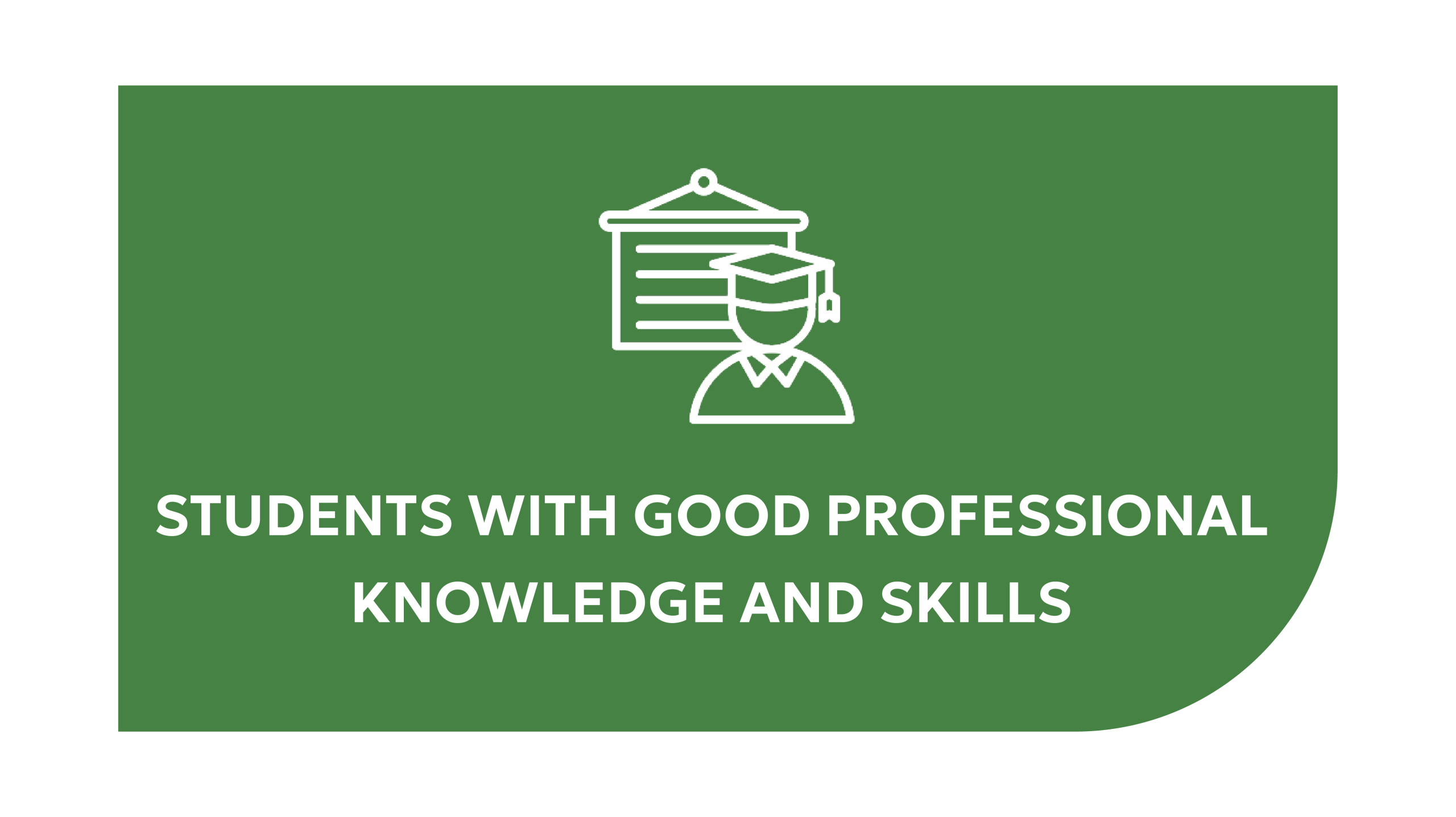 student with good professional